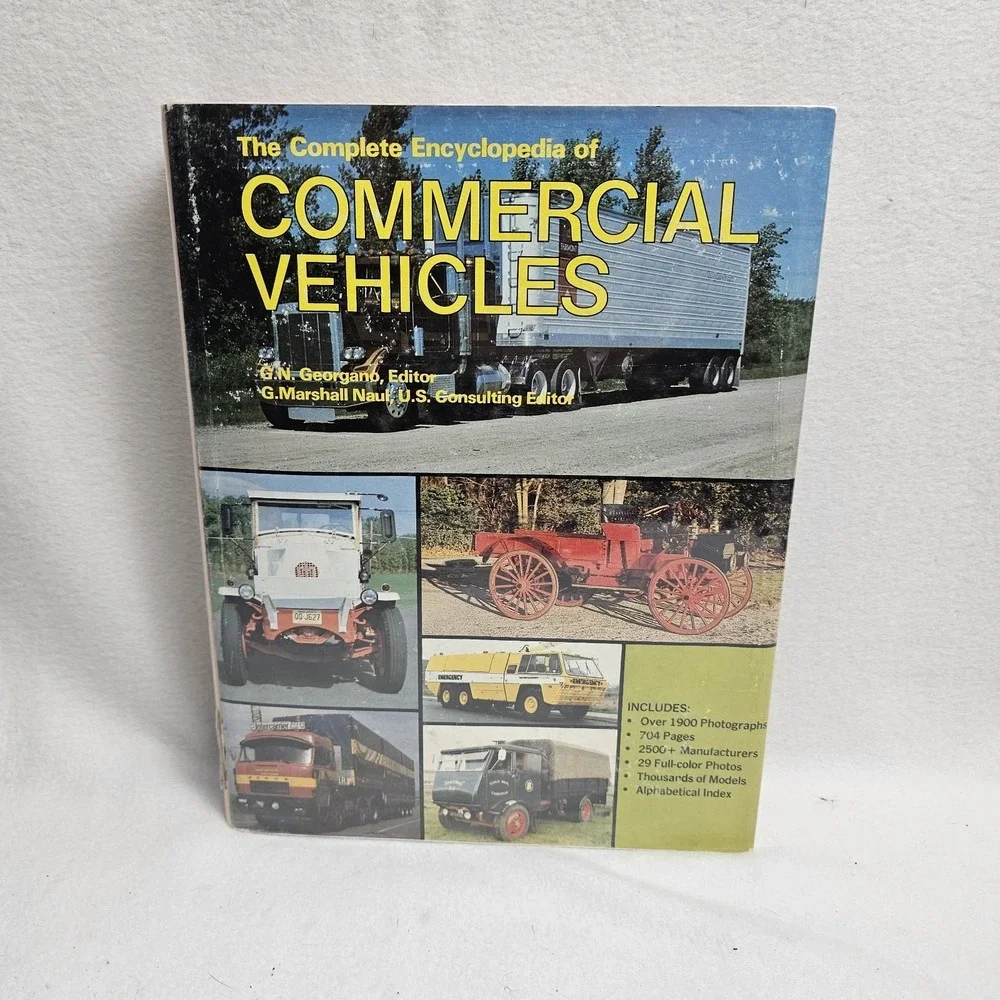 Georgano ~ The Complete Encyclopedia of COMMERCIAL VEHICLES ~ 1979 HB DJ 1st Ed